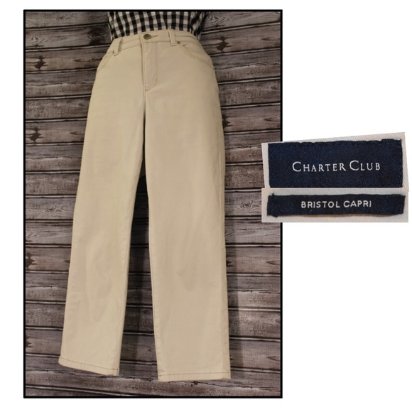 Bristol Khaki Capri by Charter Club - Picture 2 of 7